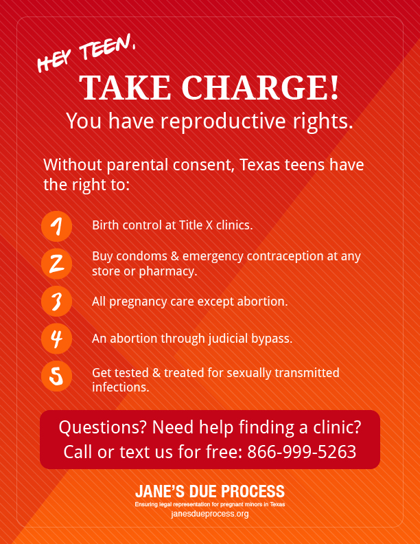 Teens take charge of your reproductive rights