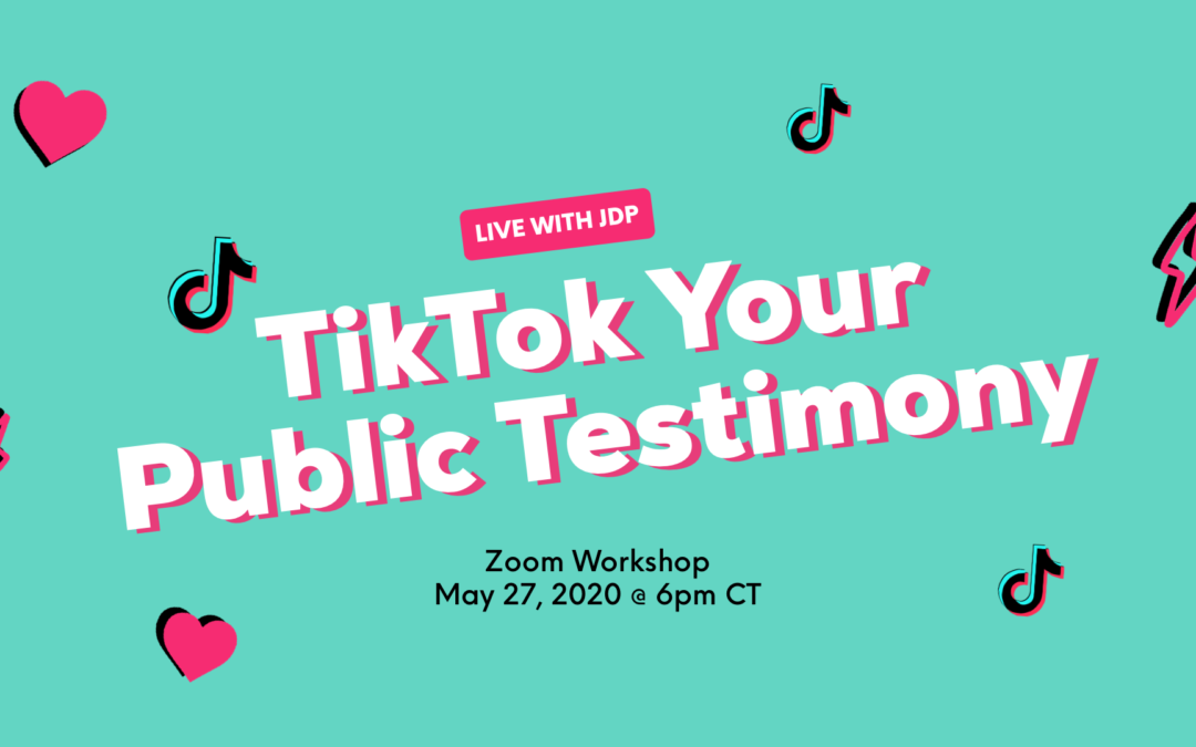 TikTok Your Public Testimony!